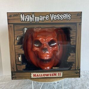 Nightmare Vessels Halloween II Orange Skull Collectible